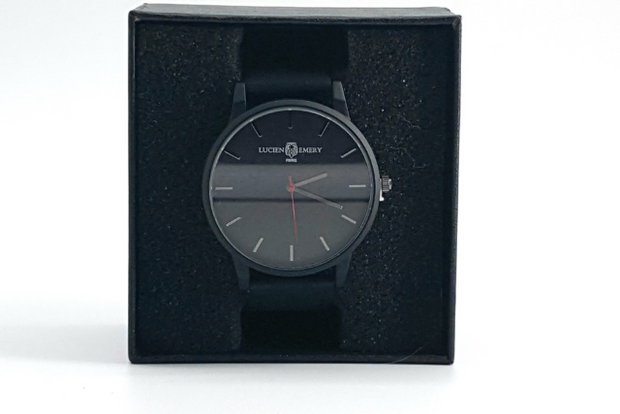 Montre INITIALE Noir - lucienemery