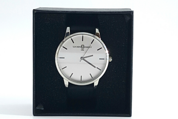 Montre INITIALE Noir et Blanc - lucienemery