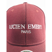 Casquette LUCIEN EMERY bordeaux - lucienemery