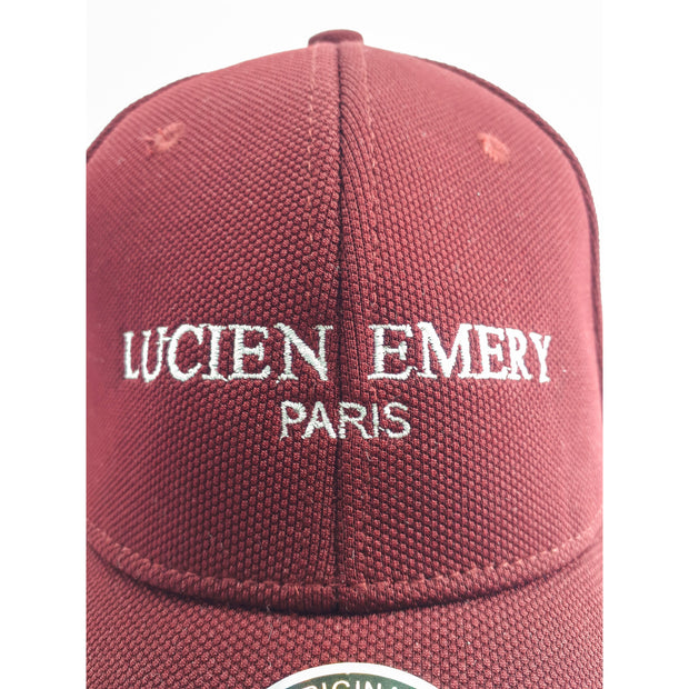 Casquette LUCIEN EMERY bordeaux - lucienemery
