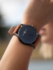 Montre INITIALE Marron - lucienemery