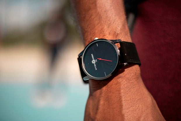 Montre INITIALE Noir - lucienemery