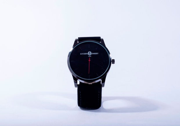Montre INITIALE Noir - lucienemery