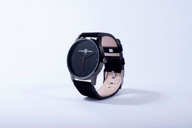 Montre INITIALE Noir - lucienemery