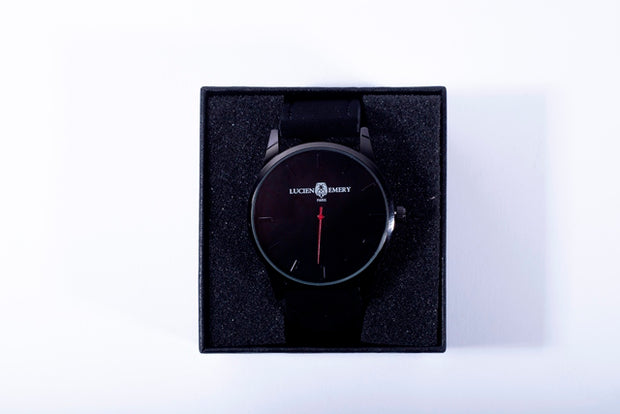 Montre INITIALE Noir - lucienemery