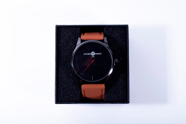 Montre INITIALE Marron - lucienemery