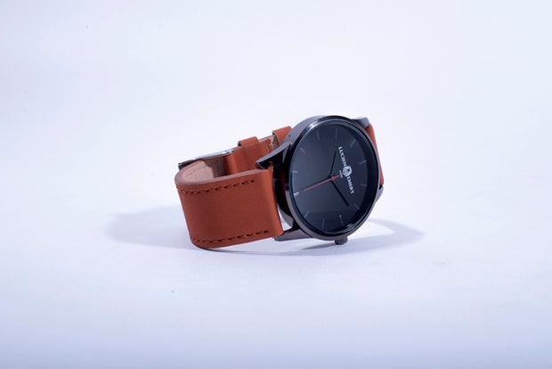 Montre INITIALE Marron - lucienemery