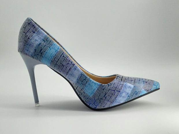 escarpins femme STYLE Bleu de LUCIENEMERY - lucienemery